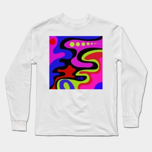 Abstract primary colors II Long Sleeve T-Shirt